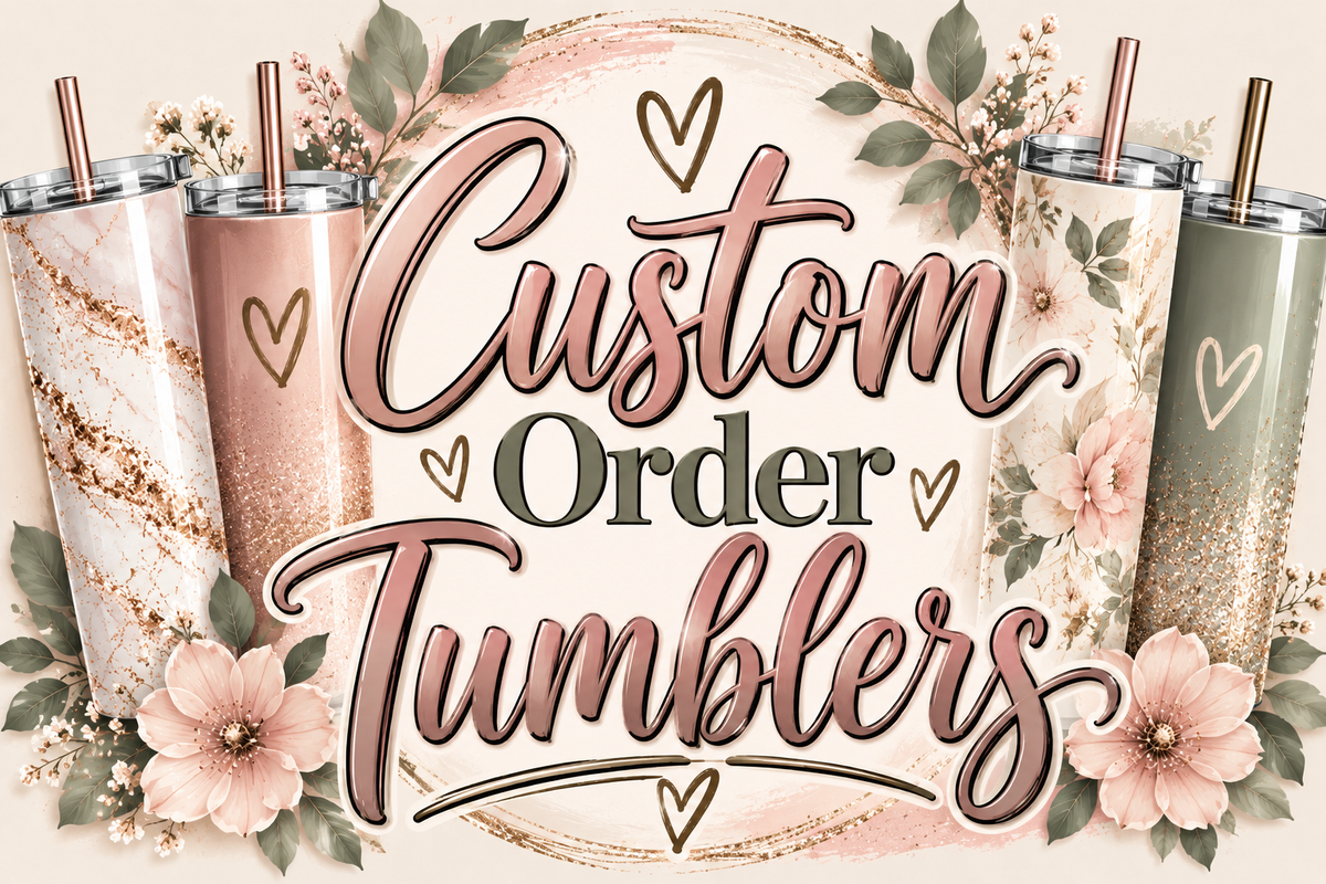Custom Order Tumblers